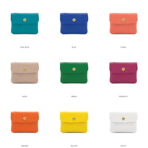 Leather Plain Purse (various colours)