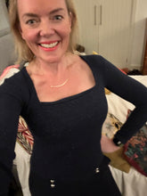 Load image into Gallery viewer, Sparkle Square Neck Knit (various colours)