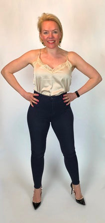 TOXIK 3 Navy Jeans - chichappensboutique