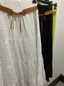 Linen Maxi Skirt (various colours) - chichappensboutique