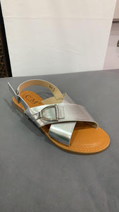 Stirrup Detail Metallic Sandal (various colours) - chichappensboutique