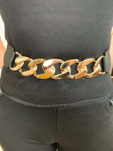 Interlocking Chain Stretch Chain Belt - chichappensboutique