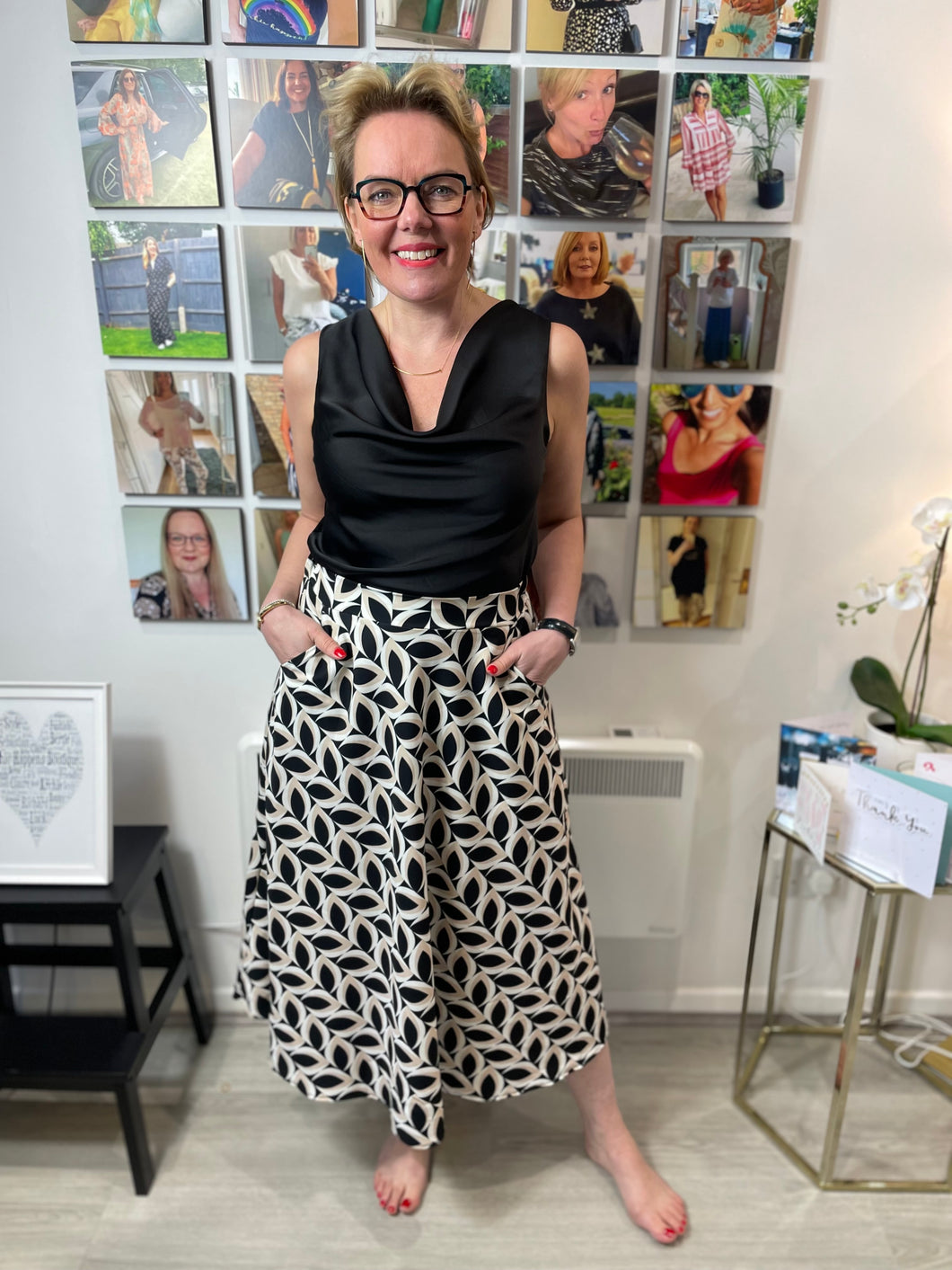 Kiely Pocket Skirt (various colours) - chichappensboutique