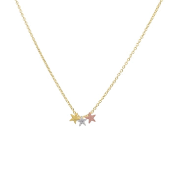 Triple Star Necklace (various colours) - chichappensboutique