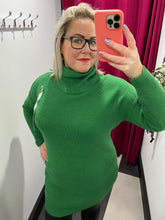 Load image into Gallery viewer, Longline Roll Neck Jumper - chichappensboutique
