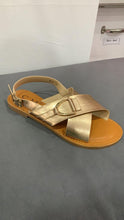 Load image into Gallery viewer, Stirrup Detail Metallic Sandal (various colours) - chichappensboutique