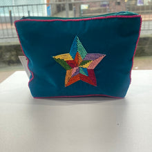 Load image into Gallery viewer, Embroidered Star Pouch - chichappensboutique