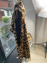Load image into Gallery viewer, Leopard Fringe Waistcoat - chichappensboutique