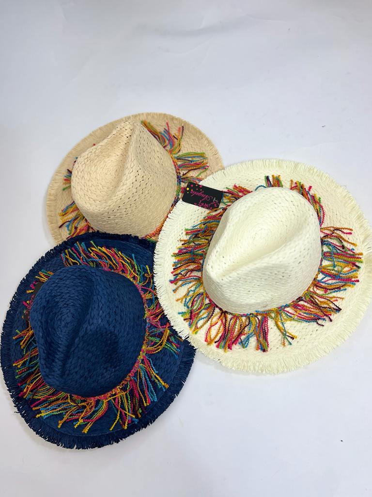 Joy Summer Straw Hat (various colours) - chichappensboutique