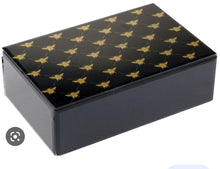 Load image into Gallery viewer, Bee Glass Jewellery Box (2 designs) - chichappensboutique
