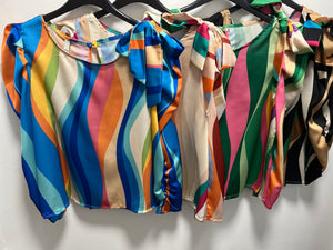 Harlequin Blouse (various colours) - chichappensboutique