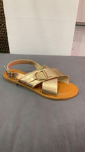 Load image into Gallery viewer, Stirrup Detail Metallic Sandal (various colours) - chichappensboutique