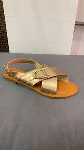Stirrup Detail Metallic Sandal (various colours) - chichappensboutique