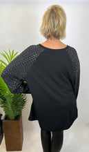 Load image into Gallery viewer, Extra Chic Sparkle Sleeve Top - chichappensboutique