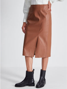 Faux Leather Pencil Skirt (various colours) - chichappensboutique