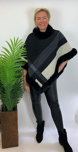 The Charlize Poncho (various colours) - chichappensboutique