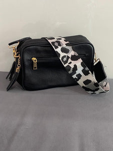 Camera Crossbody Bag with Animal Strap (various colors) - chichappensboutique