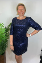 Load image into Gallery viewer, Bow Back Sequin Mini Dress - chichappensboutique