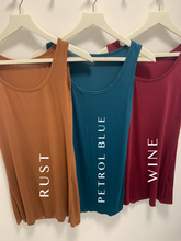 Load image into Gallery viewer, Essential Jersey Longline Vest Top (various colours) - chichappensboutique