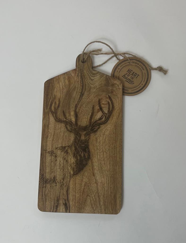 Engraved Stag Cheese Board - chichappensboutique