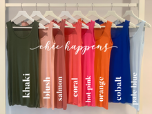Load image into Gallery viewer, Essential Jersey Longline Vest Top (various colours) - chichappensboutique